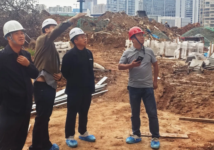 阳继承以“四不两直”方式检查督导在建项目安全生产工作